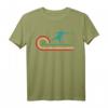 Retro Disc Golf Shirt - Klassisches Frisbee Golf T-Shirt mit doppeltem Saum, ideal für Fans und Freizeitspieler