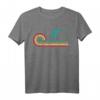 Retro Disc Golf Shirt - Klassisches Frisbee Golf T-Shirt mit doppeltem Saum, ideal für Fans und Freizeitspieler