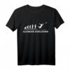 Ultimate Evolution Frisbee T-Shirt | Outdoor Sports Tee – Perfekt für Wettkämpfe, Freizeit & Geschenke für Frisbee Fans