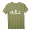 Evolution Ultimate Frisbee T-Shirt - Klassisch geschnitten, doppelt genähter Saum für Frisbee- und Frisbeegolf-Spieler