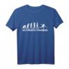 Evolution Ultimate Frisbee T-Shirt - Klassisch geschnitten, doppelt genähter Saum für Frisbee- und Frisbeegolf-Spieler