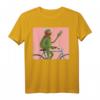 HapMonkey The Muppets Kermit The Frog Bike Ride T-Shirt - Offiziell lizenziertes Geschenk für Muppets Fans
