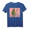 HapMonkey The Muppets Kermit The Frog Bike Ride T-Shirt - Offiziell lizenziertes Geschenk für Muppets Fans