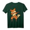Cool Retro Vintage Grunge Style Dabbing Fuchs T-Shirt – Lässiges Streetwear-Design mit doppelt genähtem Saum