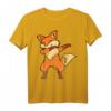 Cool Retro Vintage Grunge Style Dabbing Fuchs T-Shirt – Lässiges Streetwear-Design mit doppelt genähtem Saum