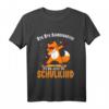 Kinder Einschulung T-Shirt mit Dabbing Fuchs – Perfektes Schulstart-Outfit für Jungen und Mädchen, Geschenkidee für den ersten Schultag