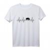 Wildschwein Herzschlag T-Shirt für Jäger & Förster - EKG Wildsau, Eber & Keiler Motiv für Treibjagd & Sauenjagd