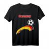 Germany Fußball Trikot mit Deutschland Flagge und Drei Streifen - Vintage Fanartikel für Fußballfans