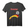 Germany Fußball Trikot mit Deutschland Flagge und Drei Streifen - Vintage Fanartikel für Fußballfans