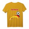 Germany Fußball Trikot mit Deutschland Flagge und Drei Streifen - Vintage Fanartikel für Fußballfans
