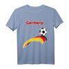 Germany Fußball Trikot mit Deutschland Flagge und Drei Streifen - Vintage Fanartikel für Fußballfans