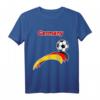 Germany Fußball Trikot mit Deutschland Flagge und Drei Streifen - Vintage Fanartikel für Fußballfans
