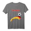 Germany Fußball Trikot mit Deutschland Flagge und Drei Streifen - Vintage Fanartikel für Fußballfans