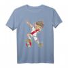 Peru Fußball T-Shirt mit Dabbing Soccer Boy - Fanartikel mit peruanischer Flagge für Männer, Frauen & Kinder