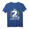 Kinder 2. Geburtstag Junge - 'Erst Zwei & Schon Fußball-Profi!' Lustiges T-Shirt für Zweijährige mit Fußballmotiven, perfekt für Geburtstagsfeier & Geschenk
