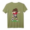 Fußball Serbien Trikot Mädchen Frauen mit serbischer Flagge – Supporter-Shirt, Geburtstagsgeschenk für Fußballfans und Kinder