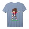Fußball Serbien Trikot Mädchen Frauen mit serbischer Flagge – Supporter-Shirt, Geburtstagsgeschenk für Fußballfans und Kinder