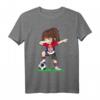 Fußball Serbien Trikot Mädchen Frauen mit serbischer Flagge – Supporter-Shirt, Geburtstagsgeschenk für Fußballfans und Kinder