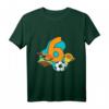 Kinder 6. Geburtstag Fußball T-Shirt – Perfektes Geschenk für Jungen und Mädchen, Fußballfans & kleine Fußballer