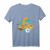 Kinder 6. Geburtstag Fußball T-Shirt – Perfektes Geschenk für Jungen und Mädchen, Fußballfans & kleine Fußballer