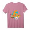 Kinder 6. Geburtstag Fußball T-Shirt – Perfektes Geschenk für Jungen und Mädchen, Fußballfans & kleine Fußballer