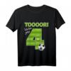 Kinder 4. Geburtstag Fußball Deutschland T-Shirt – Süßes Geburtstagsshirt für Jungen und Mädchen, perfekt für den Kindergeburtstag, Kindergarten und Schule