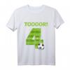 Kinder 4. Geburtstag Fußball Deutschland T-Shirt – Süßes Geburtstagsshirt für Jungen und Mädchen, perfekt für den Kindergeburtstag, Kindergarten und Schule