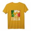 Italien Fußball Fan T-Shirt mit Fußballspieler, Fußball und italienischer Flagge – Perfektes Geschenk für Fans der italienischen Nationalmannschaft