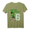 Kinder 6. Geburtstag Fußball T-Shirt für Jungen & Mädchen – Cooles Dab Tanz Motiv und Zahl 6 als Geburtstagsgeschenk