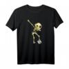Dabbing Skelett T-Shirt – Perfekt für Halloween, Fußballfans und als Geschenk für Kinder und Teenager