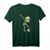 Dabbing Skelett T-Shirt – Perfekt für Halloween, Fußballfans und als Geschenk für Kinder und Teenager