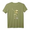 Dabbing Skelett T-Shirt – Perfekt für Halloween, Fußballfans und als Geschenk für Kinder und Teenager
