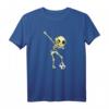 Dabbing Skelett T-Shirt – Perfekt für Halloween, Fußballfans und als Geschenk für Kinder und Teenager
