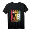 Kinder Fußball T-Shirt zum 8. Geburtstag - Coole Dab Tanz Pose, Fußball Motiv, Geschenk für Jungen und Mädchen
