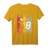 Kinder Fußball T-Shirt zum 8. Geburtstag - Coole Dab Tanz Pose, Fußball Motiv, Geschenk für Jungen und Mädchen