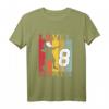 Kinder Fußball T-Shirt zum 8. Geburtstag - Coole Dab Tanz Pose, Fußball Motiv, Geschenk für Jungen und Mädchen