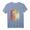 Kinder Fußball T-Shirt zum 8. Geburtstag - Coole Dab Tanz Pose, Fußball Motiv, Geschenk für Jungen und Mädchen