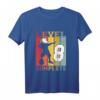 Kinder Fußball T-Shirt zum 8. Geburtstag - Coole Dab Tanz Pose, Fußball Motiv, Geschenk für Jungen und Mädchen