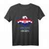 Kroatien Welt Fußball Team Flagge T-Shirt für Männer, Frauen & Jugendliche – Supporter-Shirt mit Nationalflagge