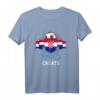 Kroatien Welt Fußball Team Flagge T-Shirt für Männer, Frauen & Jugendliche – Supporter-Shirt mit Nationalflagge