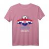 Kroatien Welt Fußball Team Flagge T-Shirt für Männer, Frauen & Jugendliche – Supporter-Shirt mit Nationalflagge