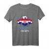 Kroatien Welt Fußball Team Flagge T-Shirt für Männer, Frauen & Jugendliche – Supporter-Shirt mit Nationalflagge