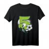 Kinder Fußball T-Shirt zum 5. Geburtstag – Lustiges Geburtstagsgeschenk für Jungen und Mädchen, ideal für coole Fünfjährige