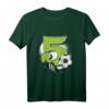Kinder Fußball T-Shirt zum 5. Geburtstag – Lustiges Geburtstagsgeschenk für Jungen und Mädchen, ideal für coole Fünfjährige