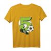 Kinder Fußball T-Shirt zum 5. Geburtstag – Lustiges Geburtstagsgeschenk für Jungen und Mädchen, ideal für coole Fünfjährige