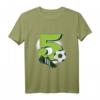 Kinder Fußball T-Shirt zum 5. Geburtstag – Lustiges Geburtstagsgeschenk für Jungen und Mädchen, ideal für coole Fünfjährige