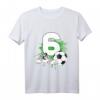 Kinder 6. Geburtstag T-Shirt für Jungen – Fußballempfänger, Geburtstagsoutfit & Party-Kleidung für kleine Fußballfans