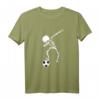 Dabbing Skelett Fussball Gerippe T-Shirt für Kinder – Lustiges Fußball Outfit für Weihnachten, Geburtstag & Familienfeiern für kleine Fußballfans
