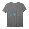 Fußballspieler Geschenk EKG Herzschlag Fußball T-Shirt – Perfekt für Fans, Trainer & Hobbykicker zu Weihnachten, Geburtstag & Vatertag