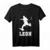 Kinder Fußball T-Shirt mit Vereinsnamen Leon – Personalisierte Geschenkidee für fußballbegeisterte Jungen